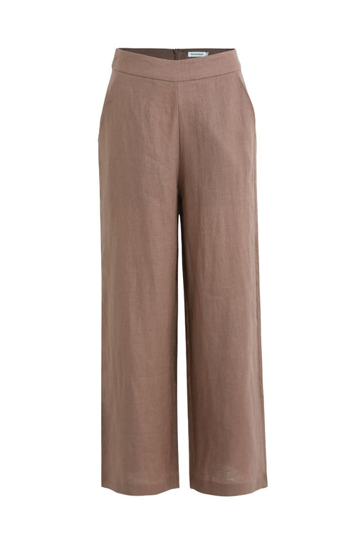 brown linen pant