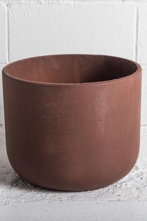 The Rustie Red Cement Medium Pot HW Planters, Foliage, Artificial Flowers NED Collections   